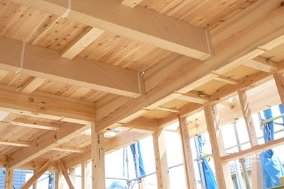後藤工務店の木造軸組工法で建てている家
